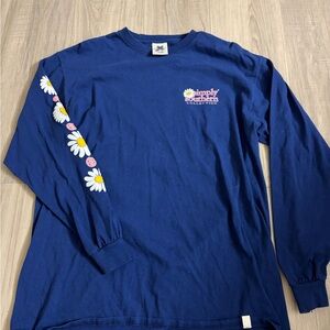 Simply Southern Blue Long Sleeve Shirt with Daisy Design